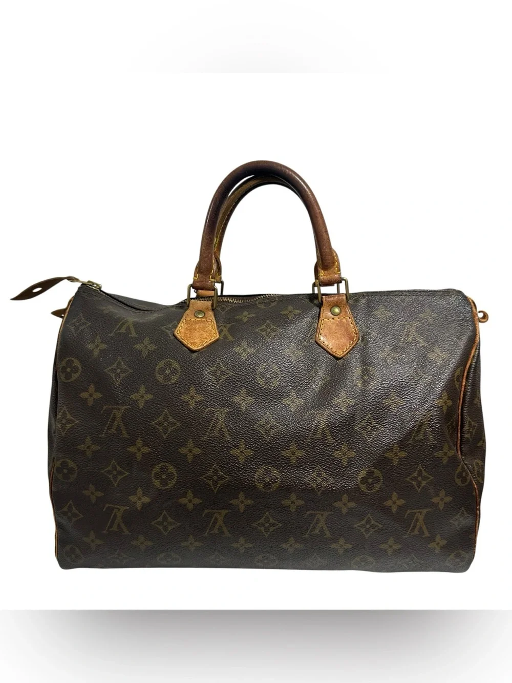 Louis Vuitton Monogram & Vachetta Leather Speedy 35